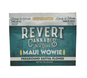 Revert Maui Wowie – Kief Infused Pre-Ground Sativa Flower 14g- Nuna Harvest