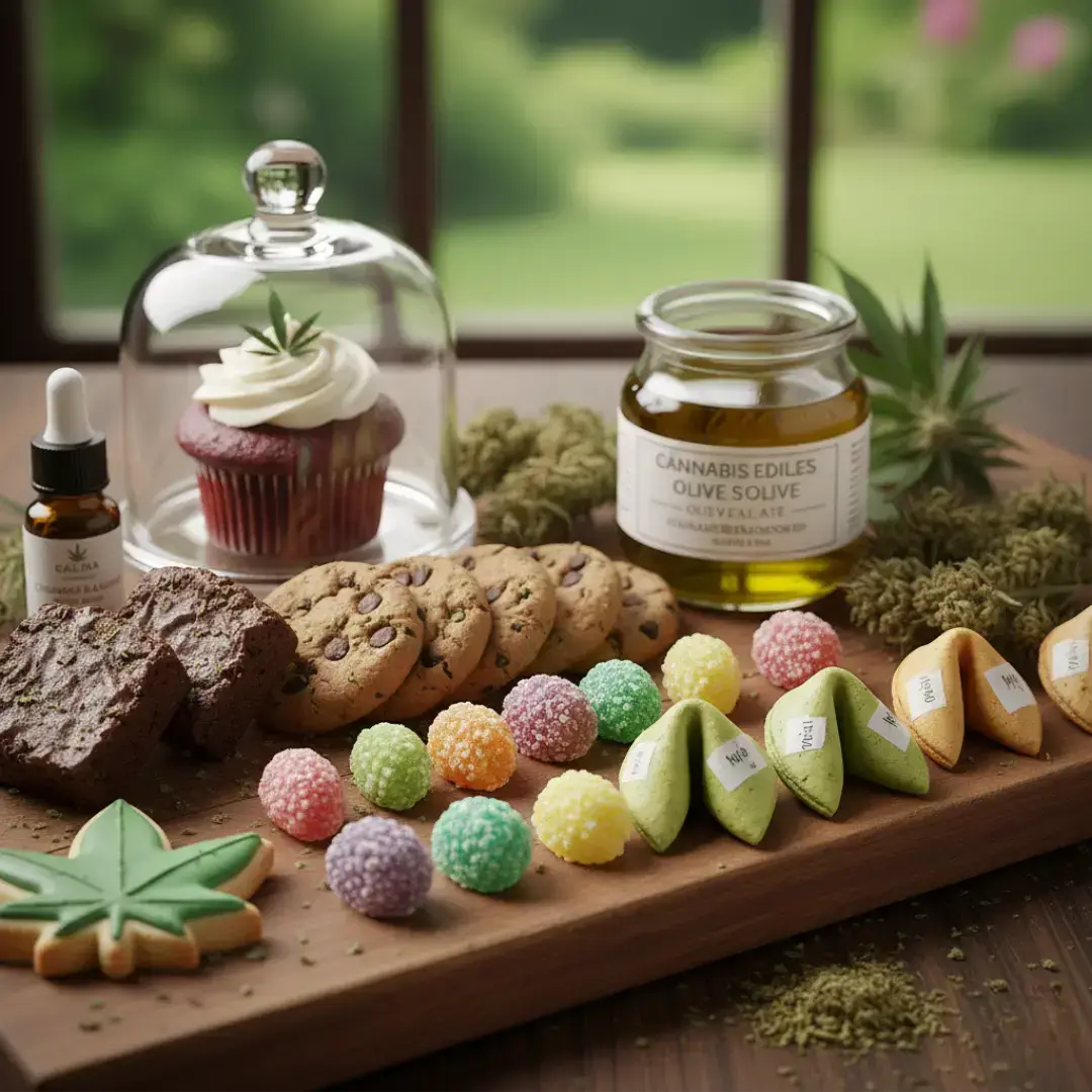 cannabis-infused baked goods and sweets